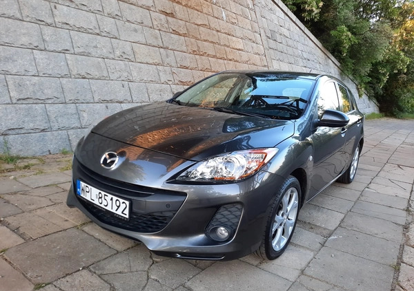 Mazda 3 cena 29900 przebieg: 64400, rok produkcji 2012 z Płock małe 301